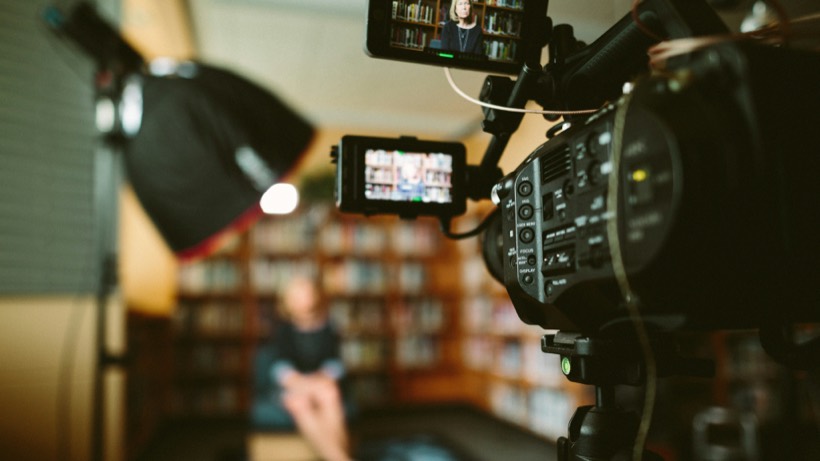 Filmkamera bei einer Produktion